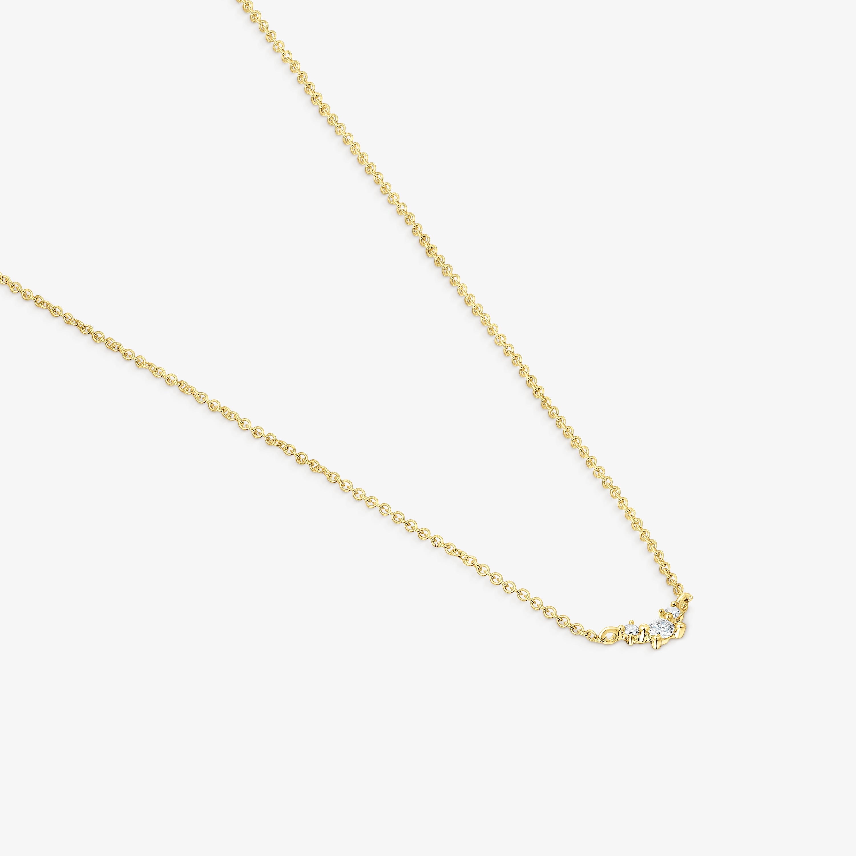 18K solid gold Necklace with diamonds Les Classiques