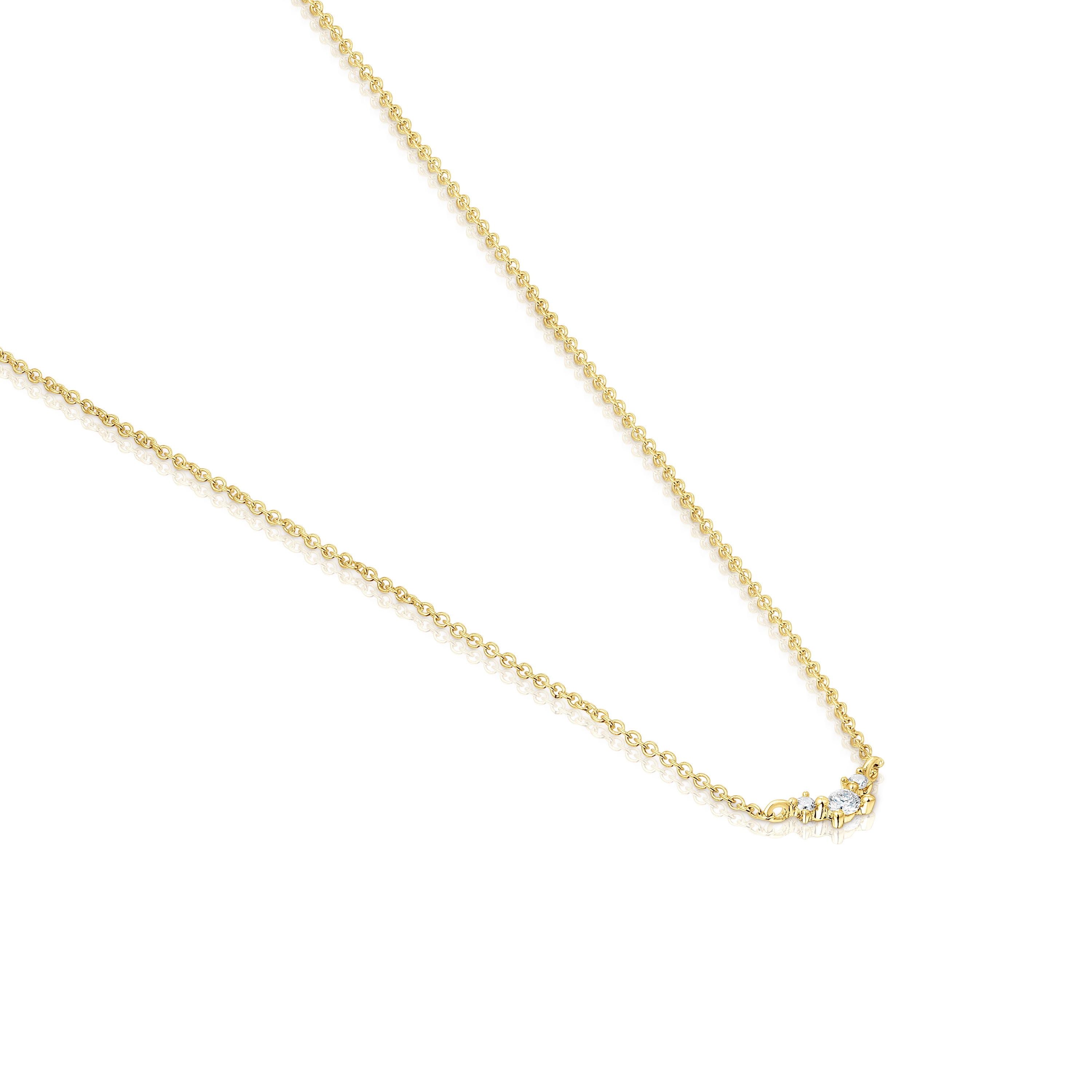 18K solid gold Necklace with diamonds Les Classiques