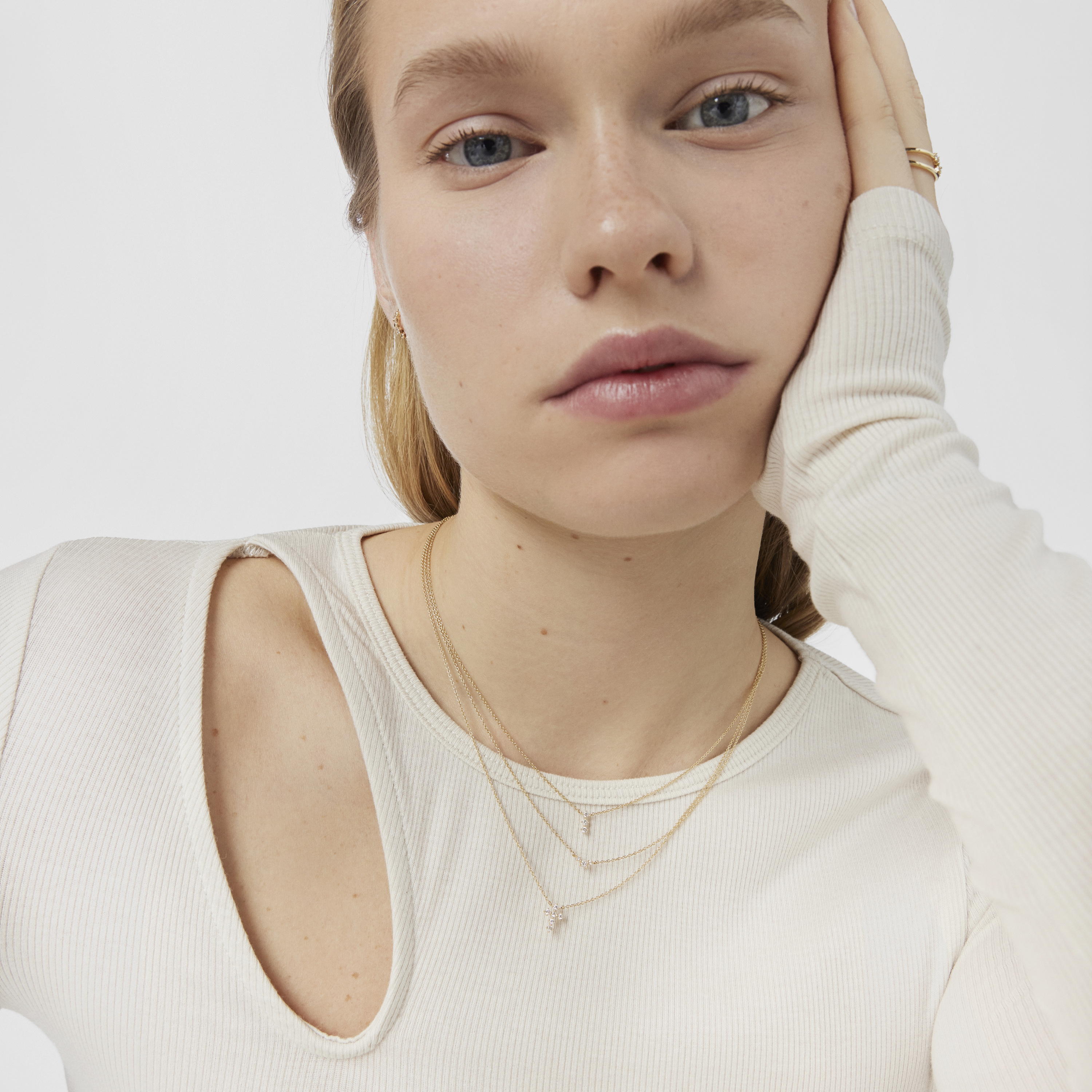 18K solid gold Necklace with diamonds Les Classiques