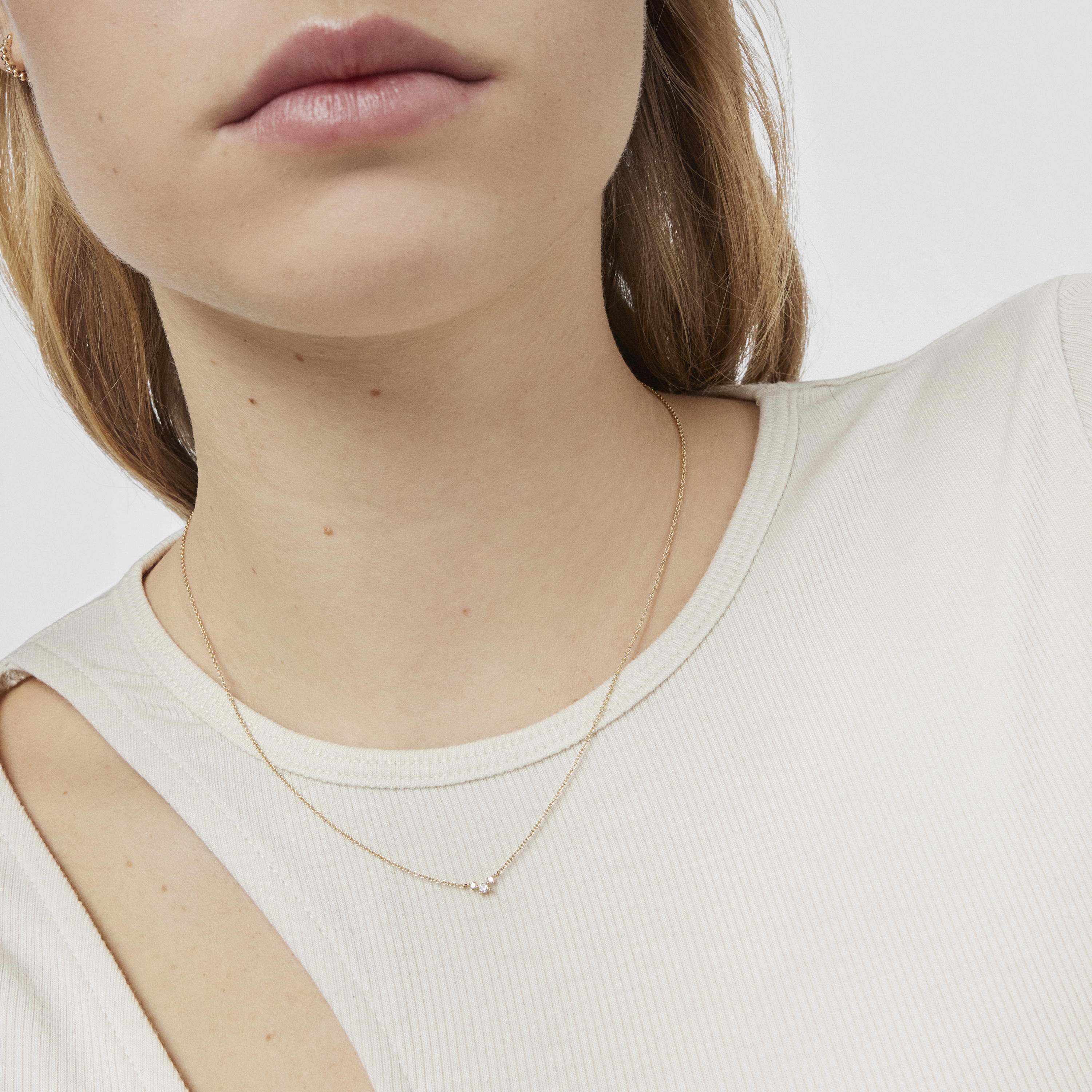 18K solid gold Necklace with diamonds Les Classiques