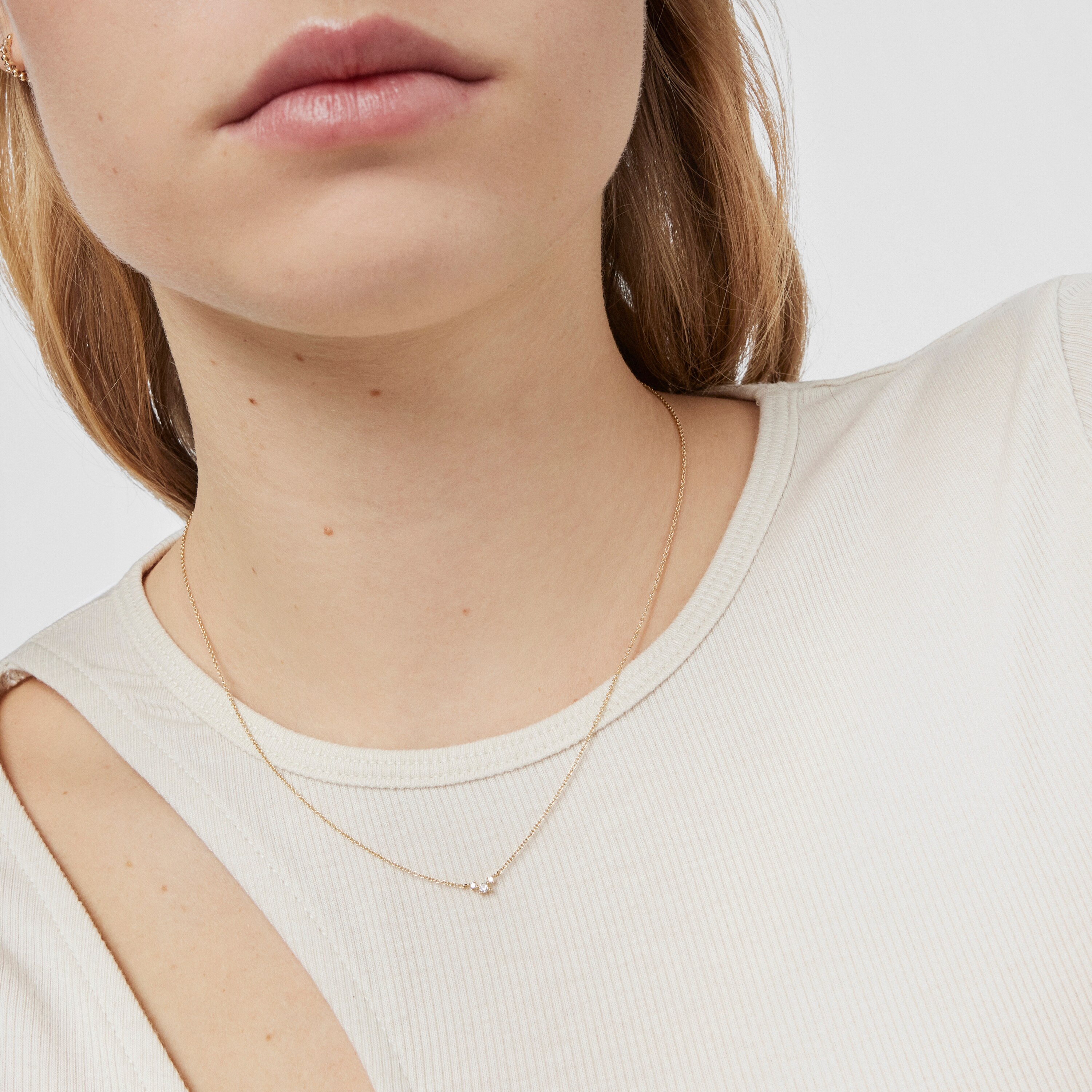 Gold Necklace with diamonds Les Classiques