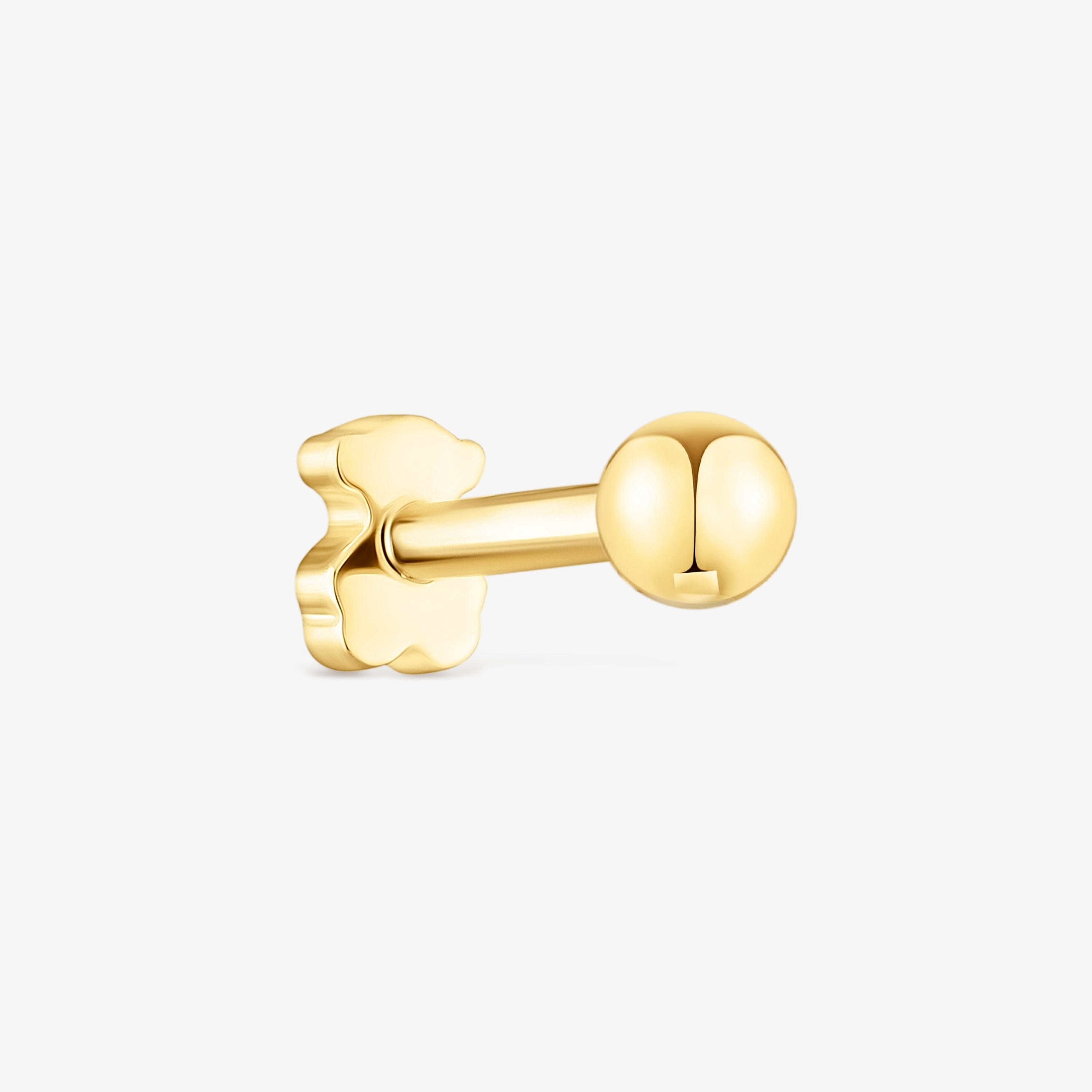 18K solid gold ball Ear piercing Les Classiques