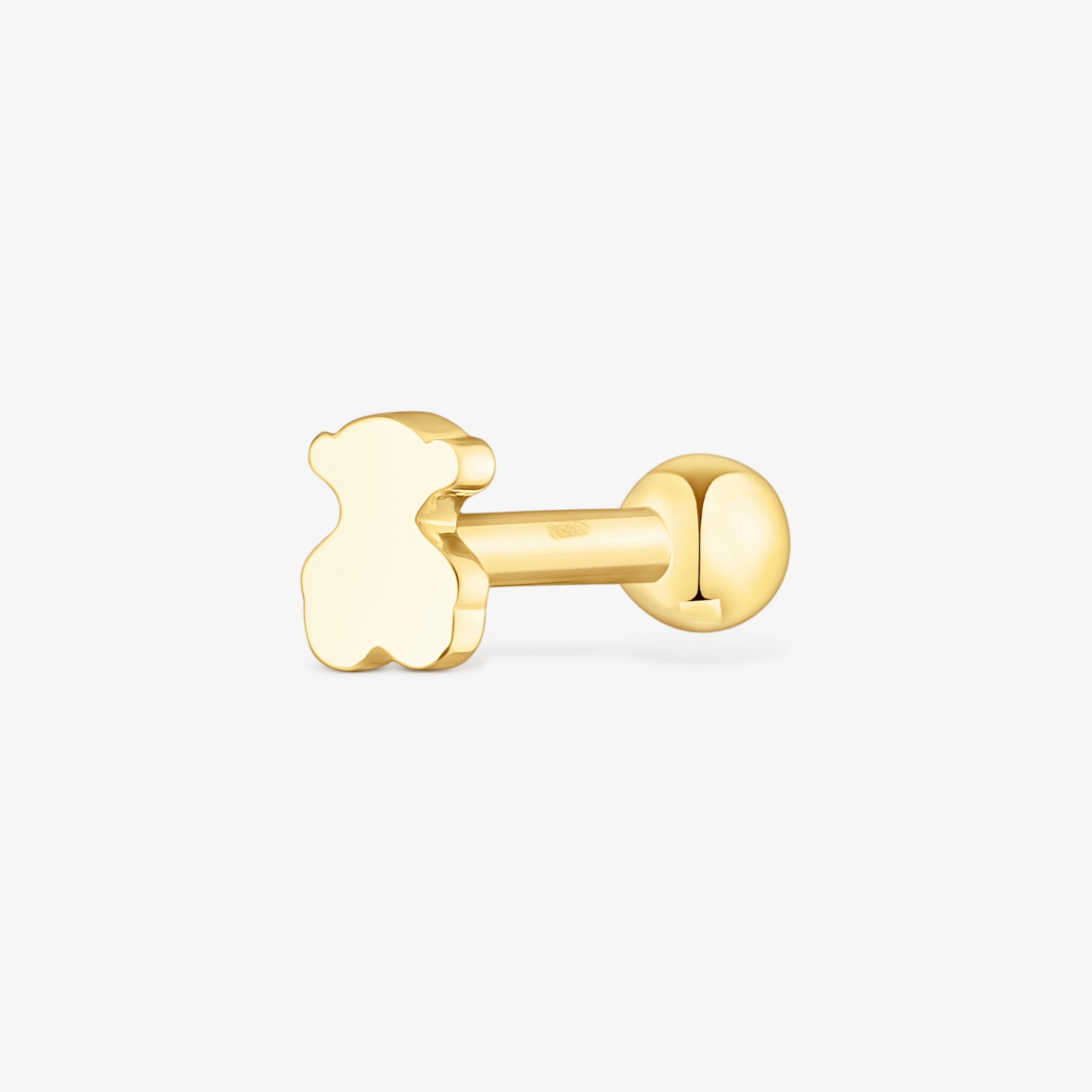 18K solid gold ball Ear piercing Les Classiques