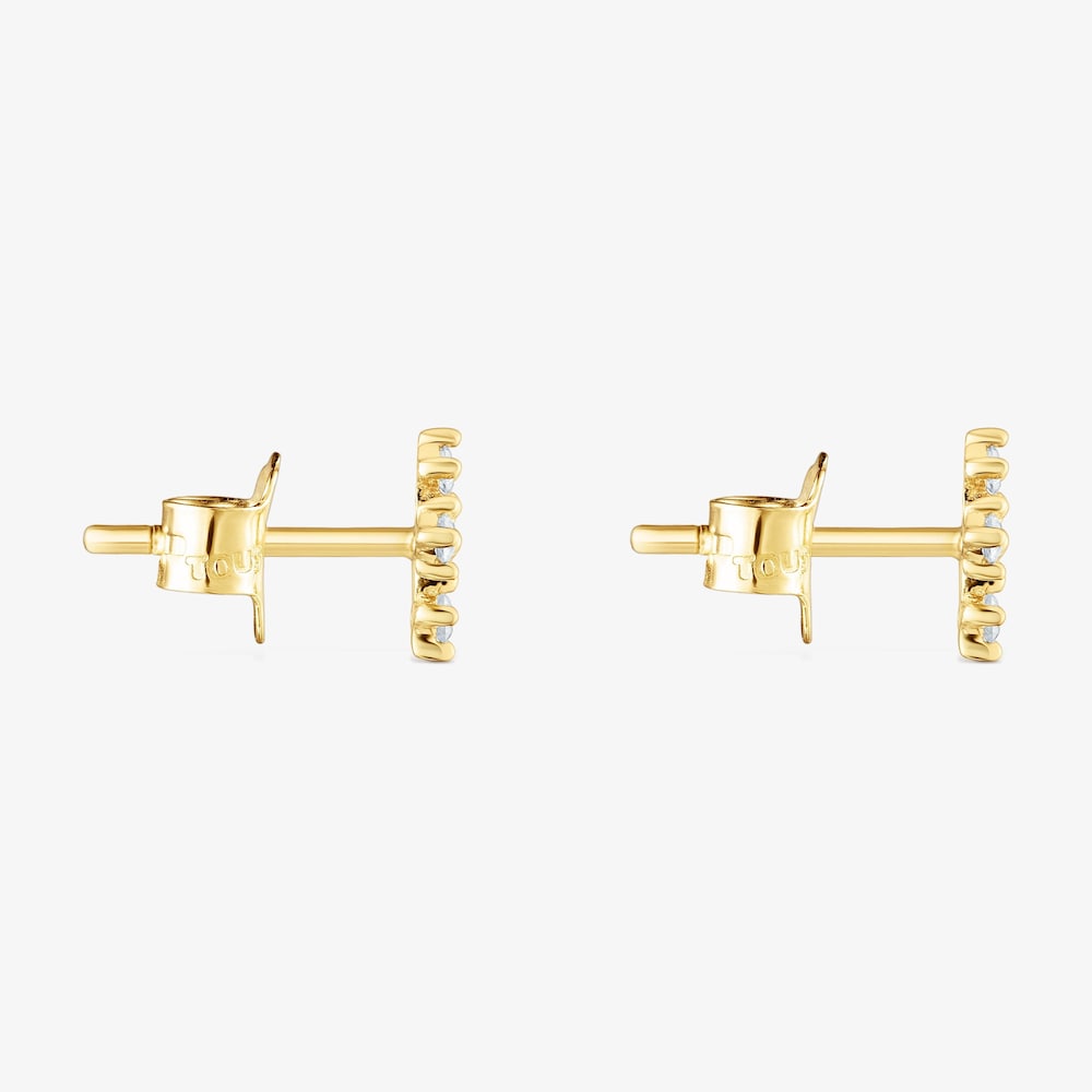 Pendientes cruz de oro y diamantes Les Classiques