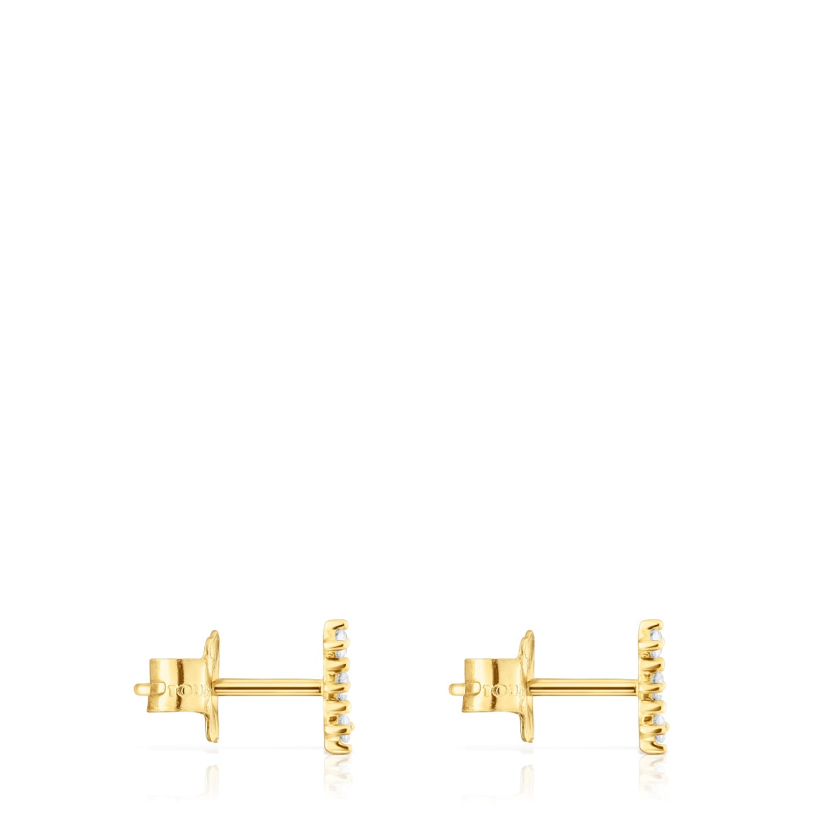 Pendientes tira de oro y diamantes Les Classiques