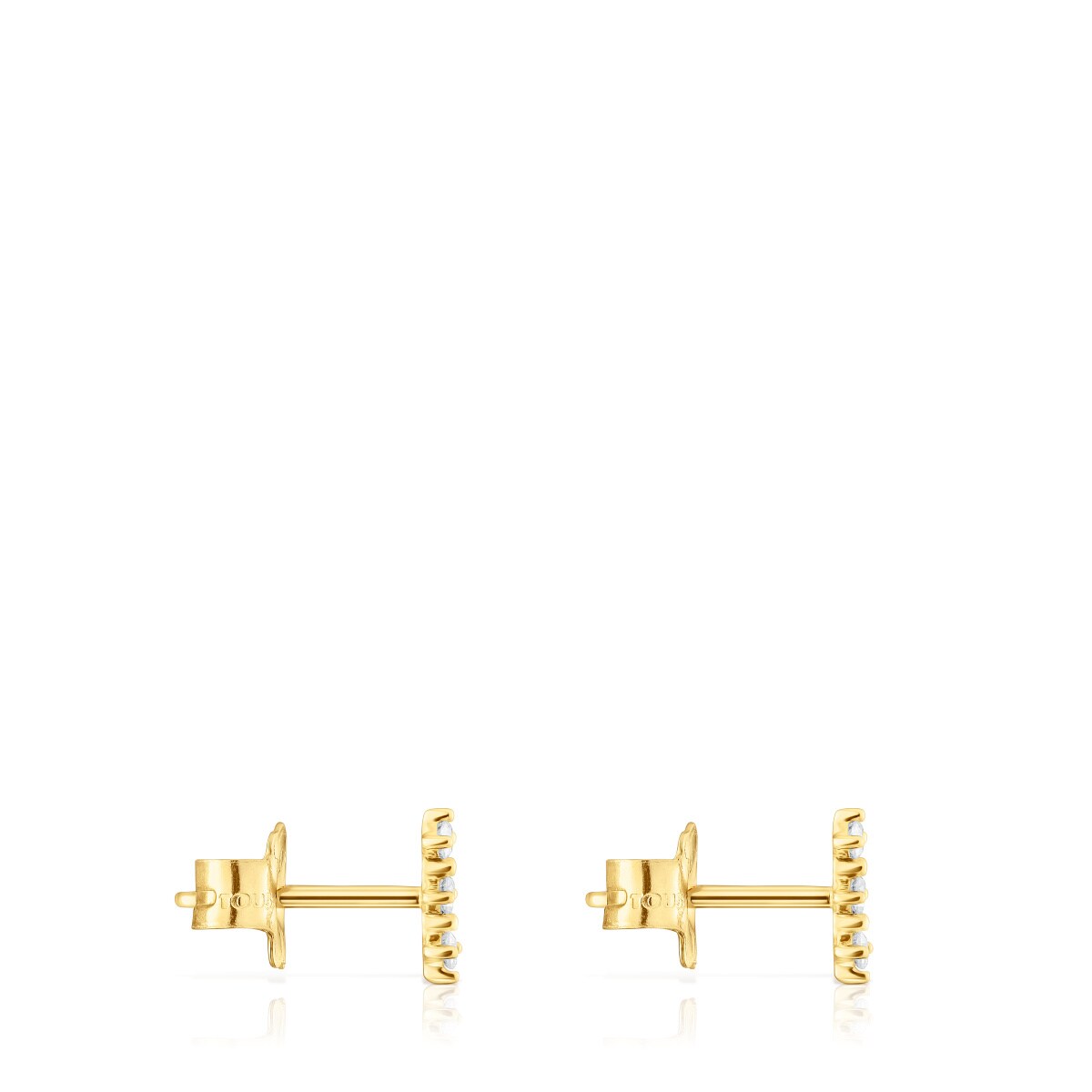 Pendientes tira de oro y diamantes Les Classiques