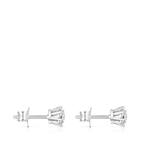 White Gold TOUS Les Classiques Earrings with Diamonds 0,21ct