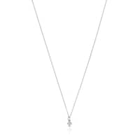 Les Classiques Cross Necklace in White gold with Diamonds