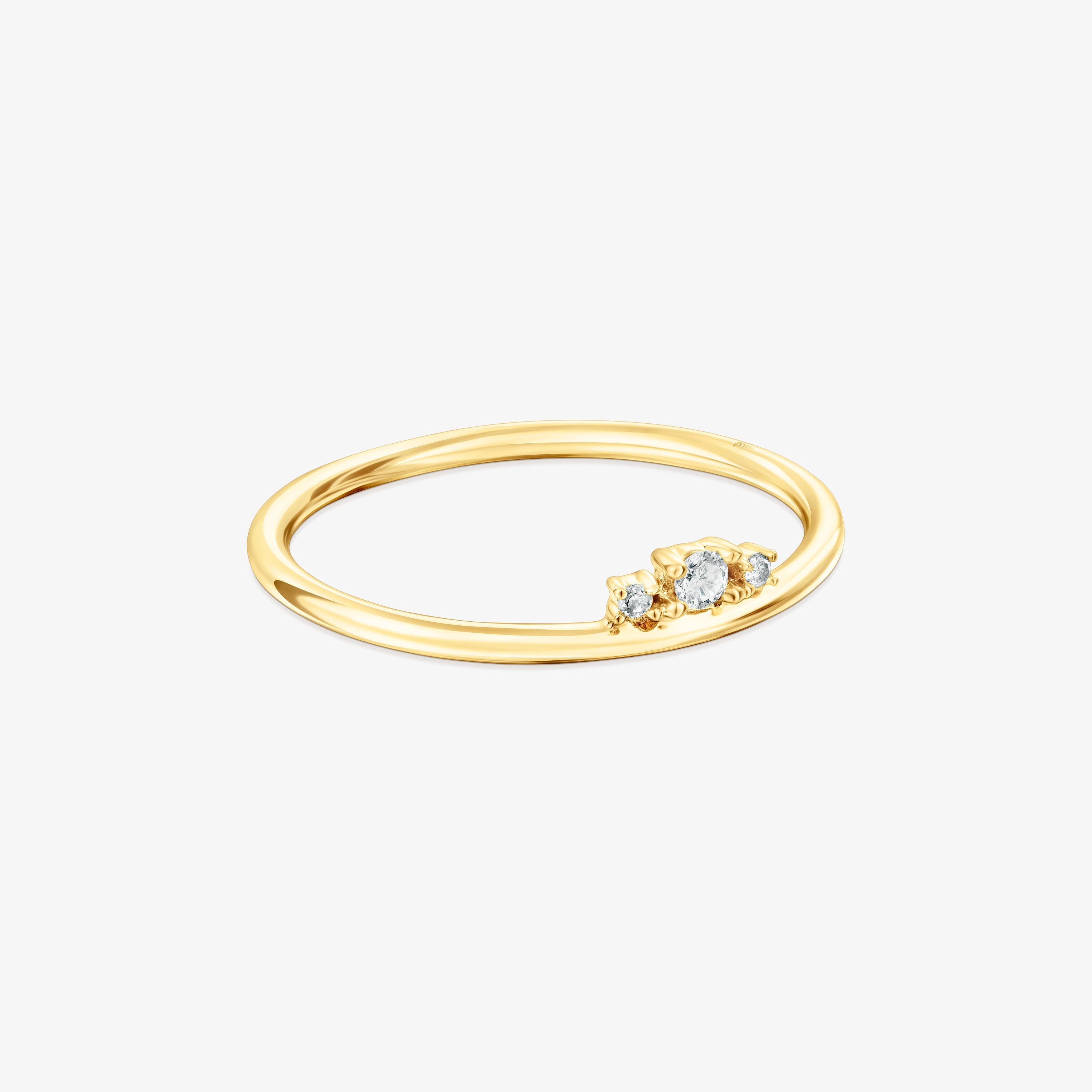 18K solid gold Ring with diamonds Les Classiques