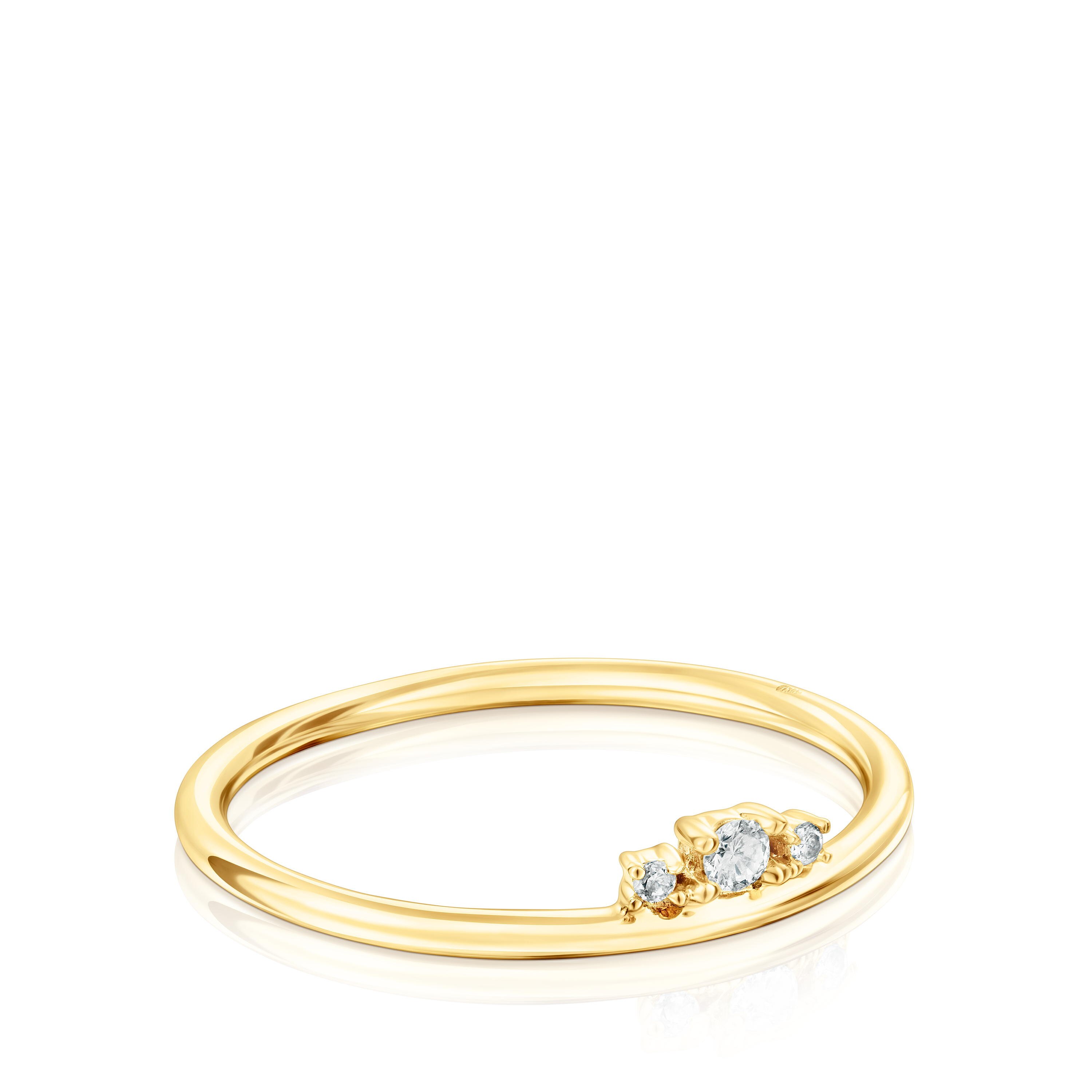 18K solid gold Ring with diamonds Les Classiques