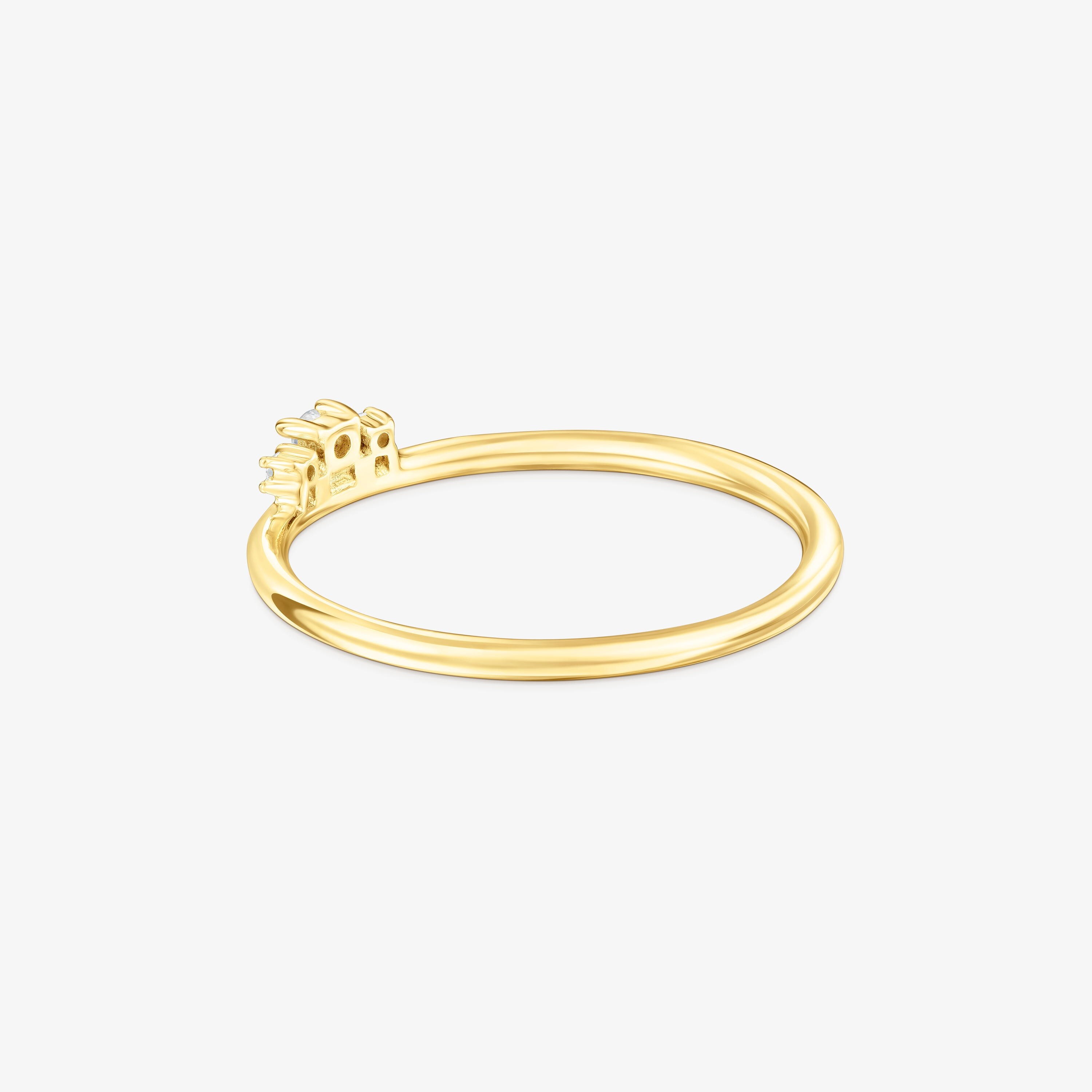 18K solid gold Ring with diamonds Les Classiques