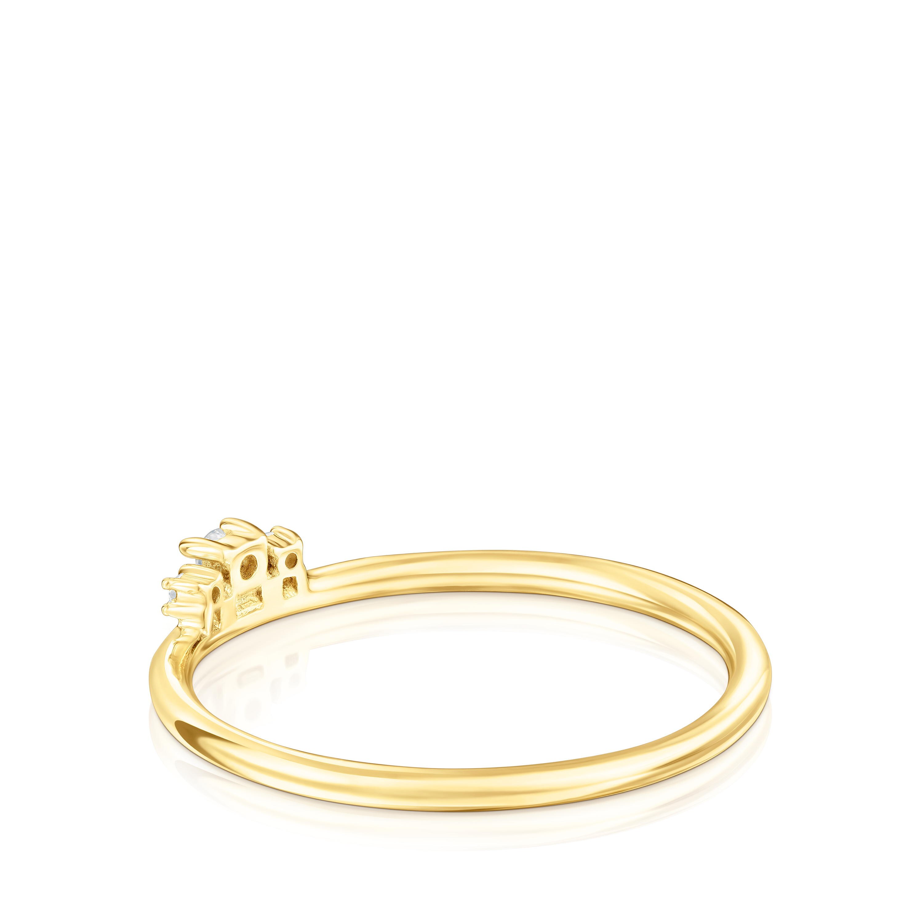 18K solid gold Ring with diamonds Les Classiques