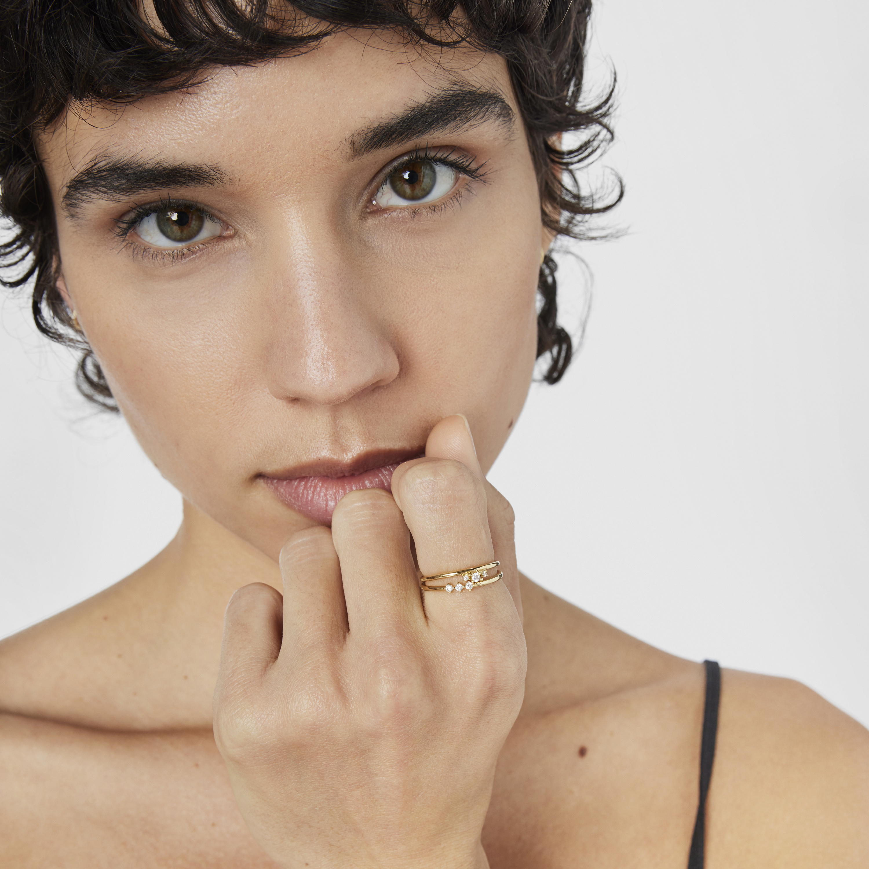 18K solid gold Ring with diamonds Les Classiques