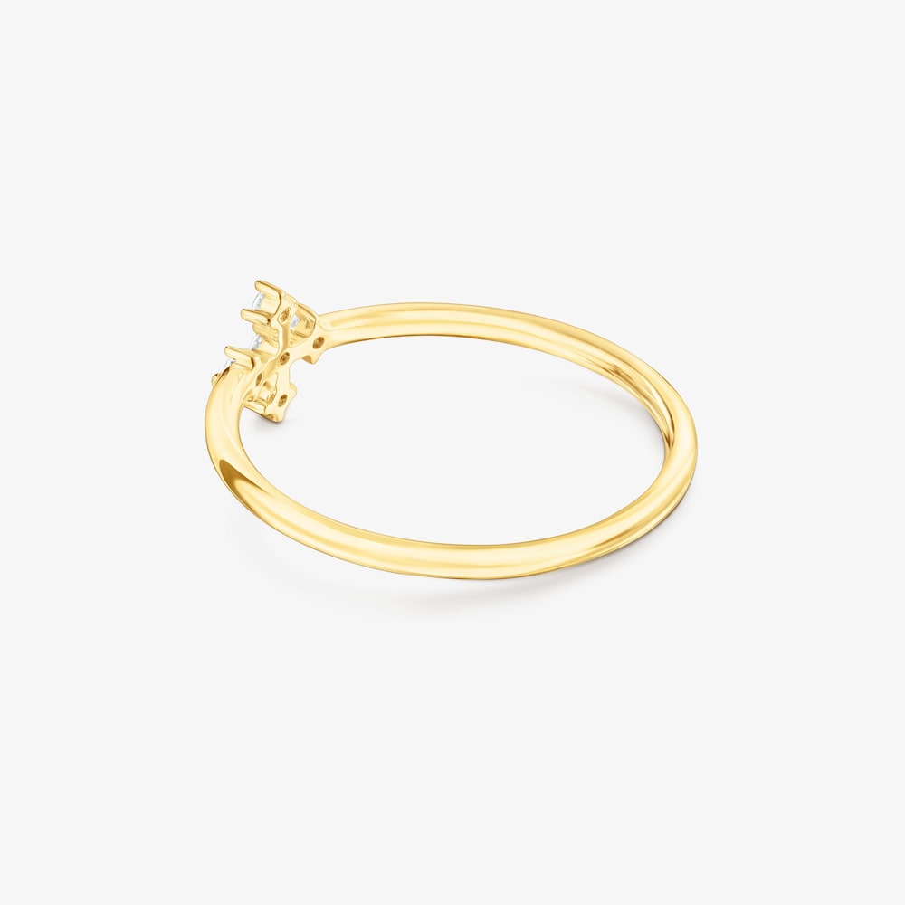 Anillo cruz de oro y diamantes Les Classiques