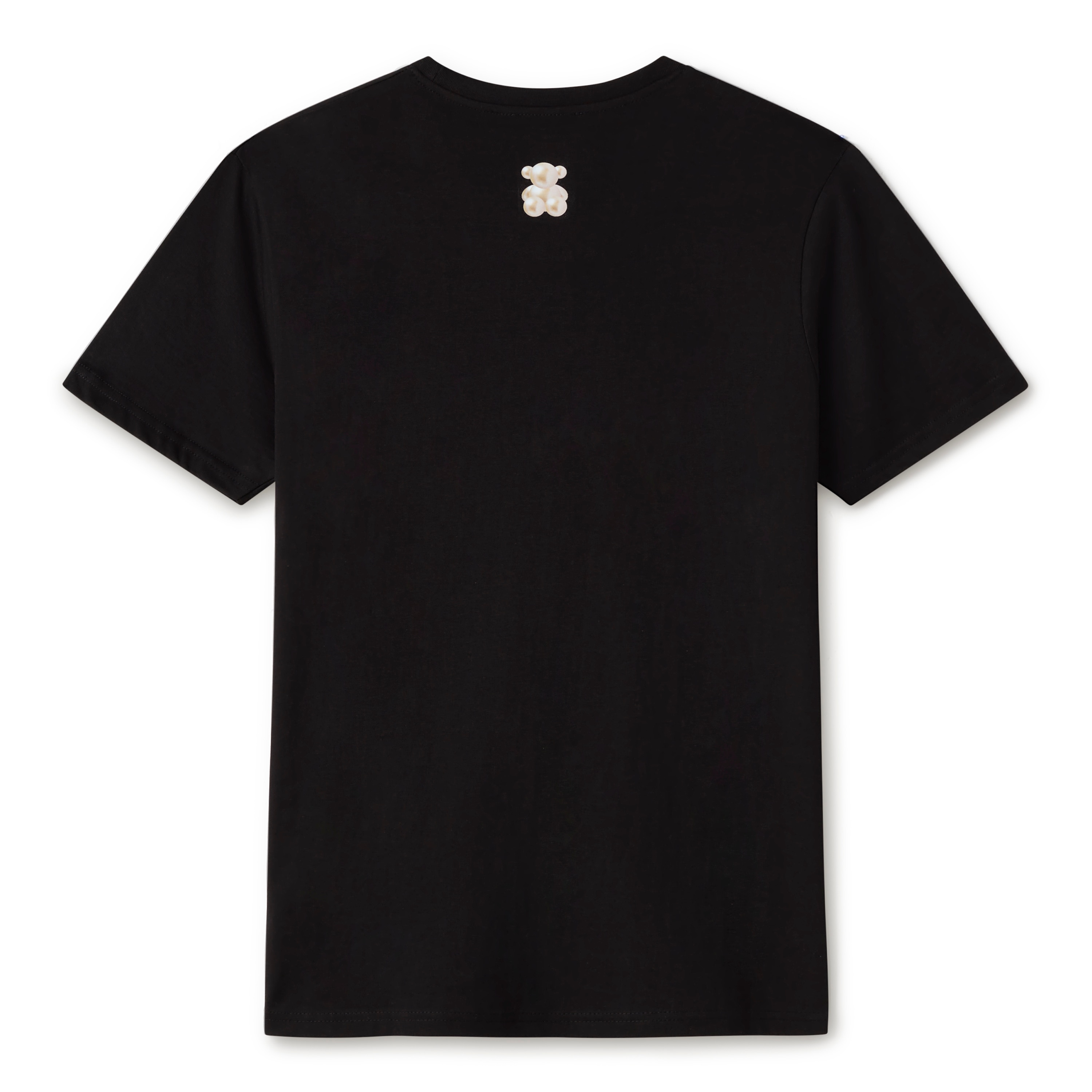Black T-shirt Logo Pearls | TOUS