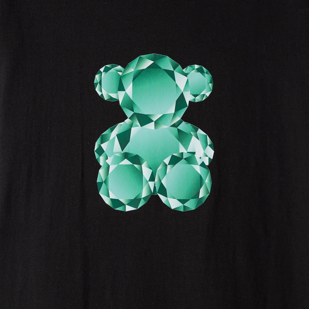 Black and turquoise T-shirt Bear Gemstones image number 2