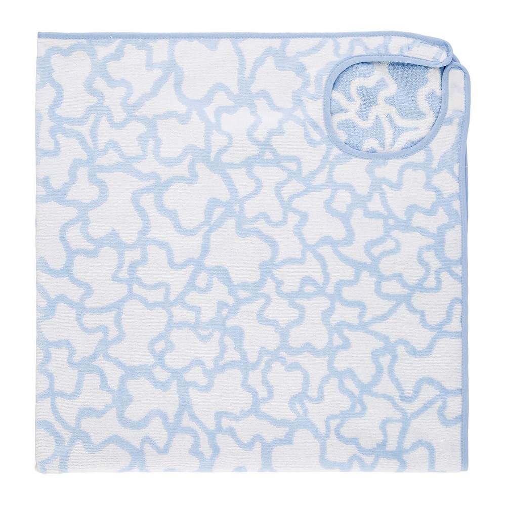 Kaos towelling apron in sky blue