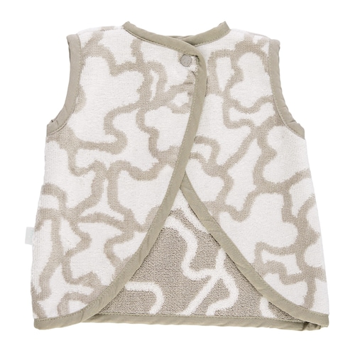 Babero Camiseta Kaos Gris