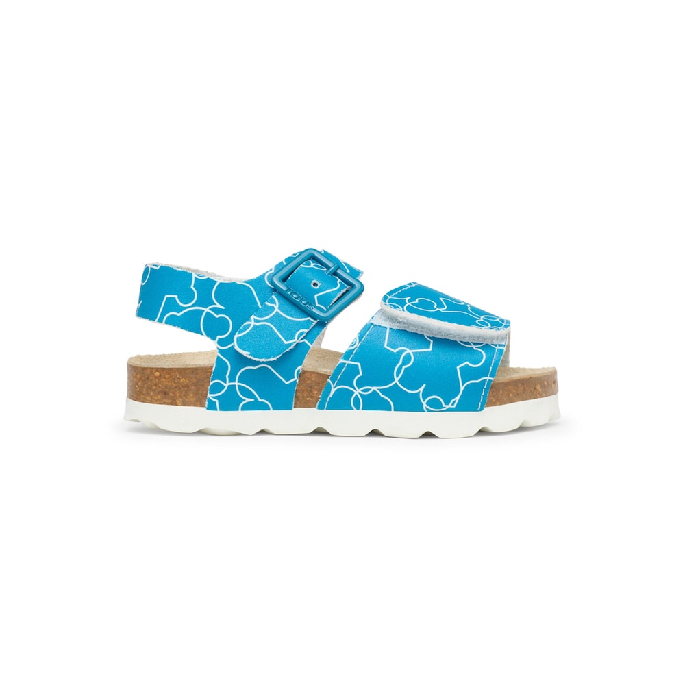 Sand&aacute;lia de beb&eacute; Line Bear azul