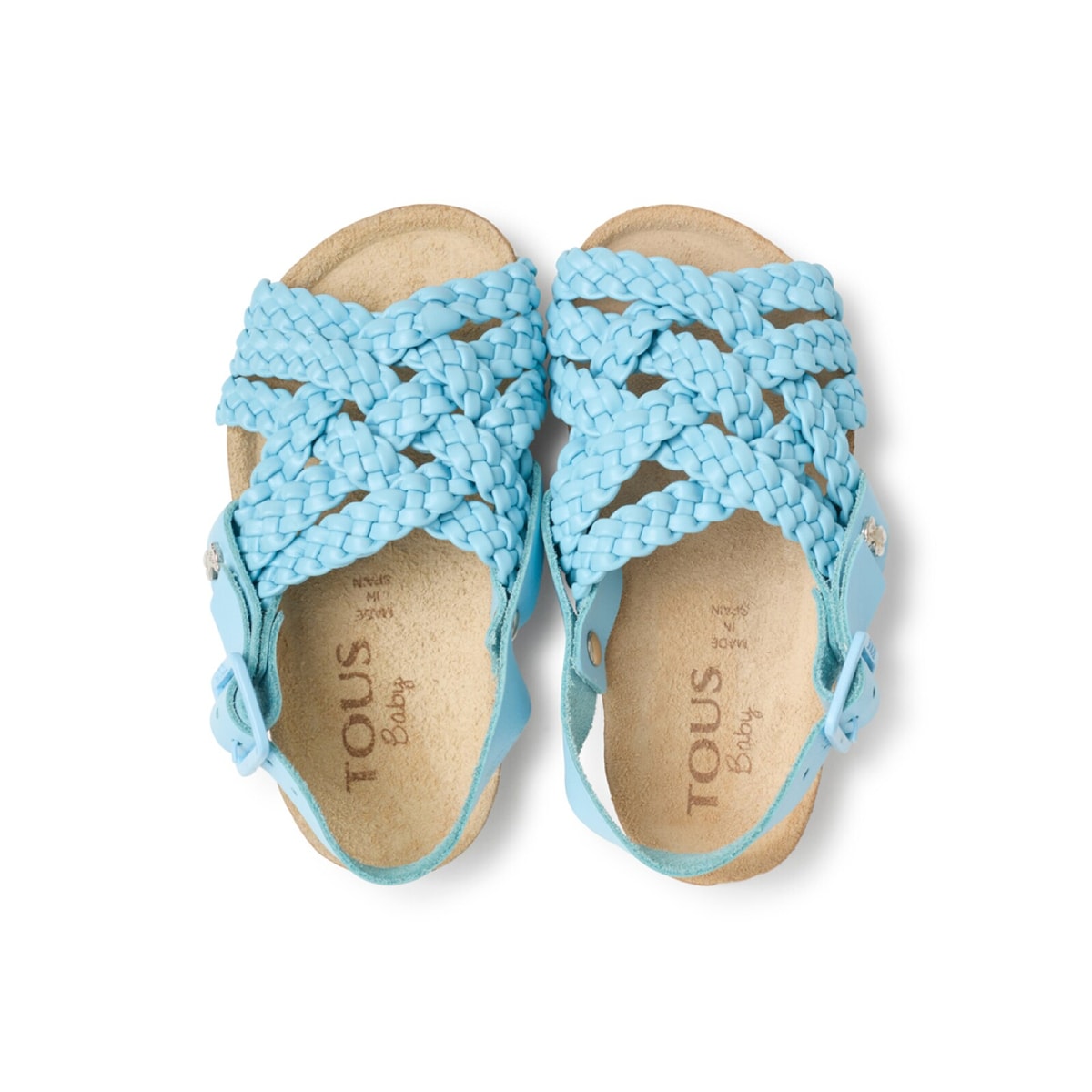 Tous - Sandalia De Bebé Niña Sparta Azul Celeste - Azul Celeste