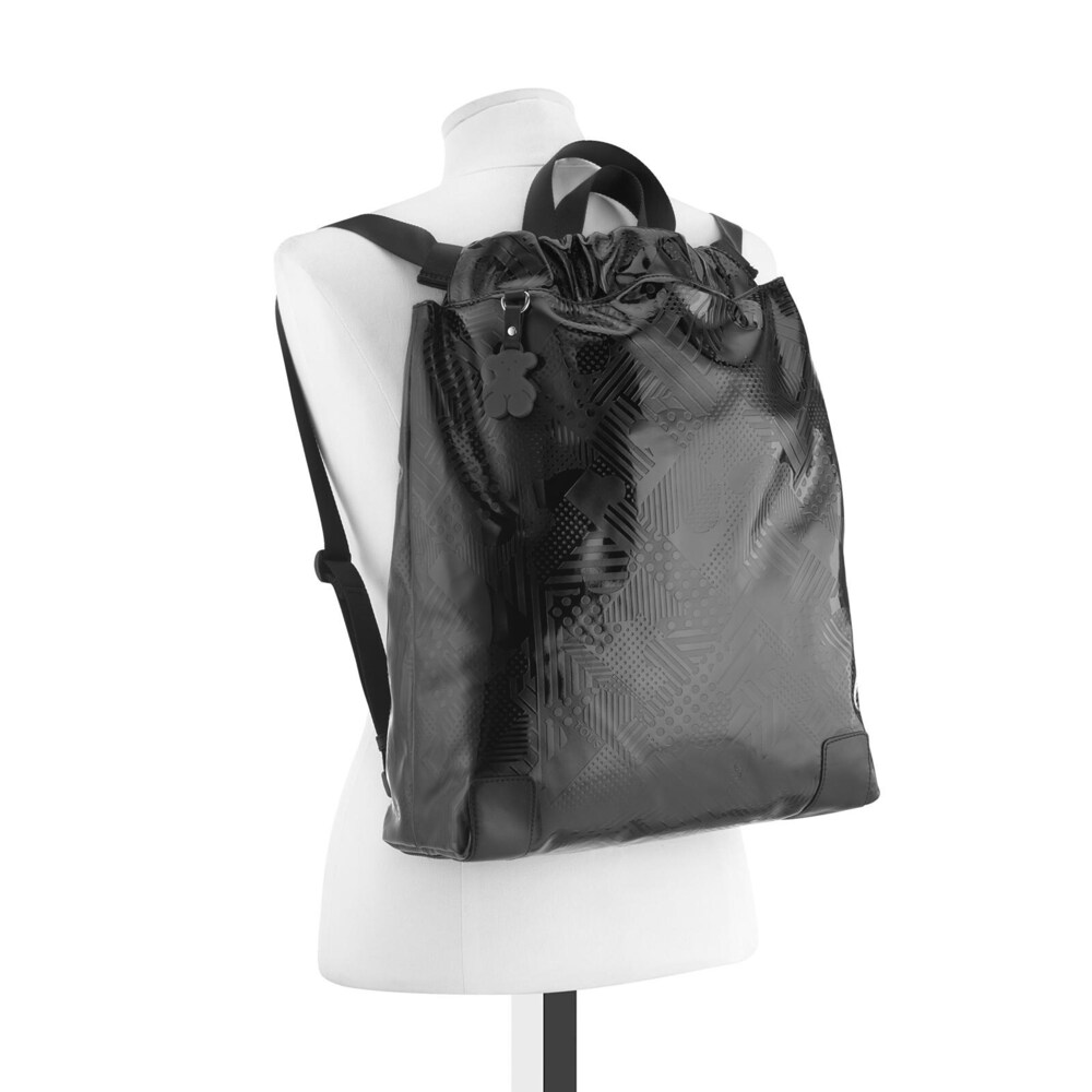 Black colored Lindsay Post Shopping bag image number 2
