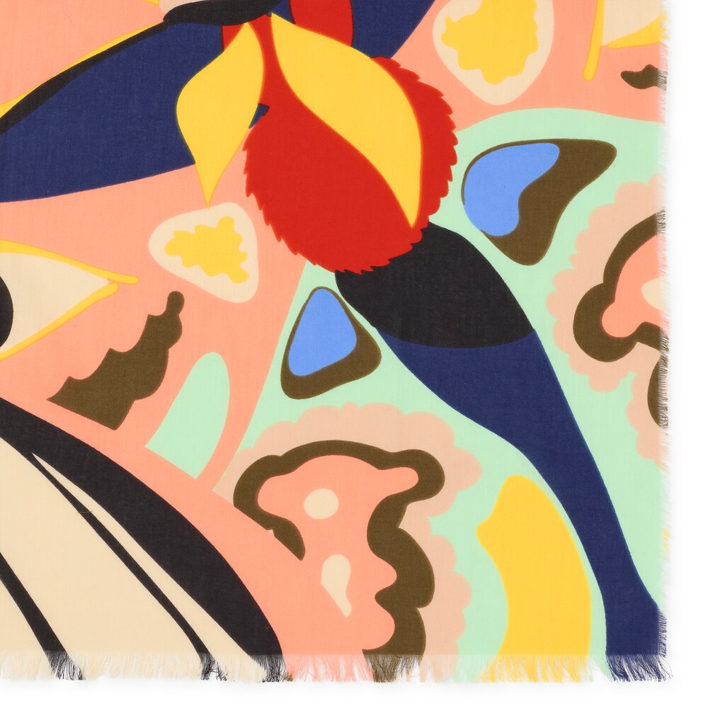 Foulard azul marino mariposas TOUS Modlin image number 1