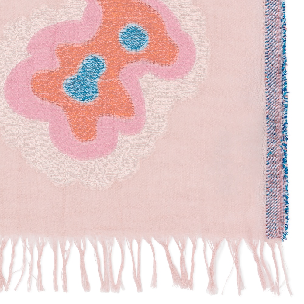 Foulard de jacquard rosa TOUS Tilsa