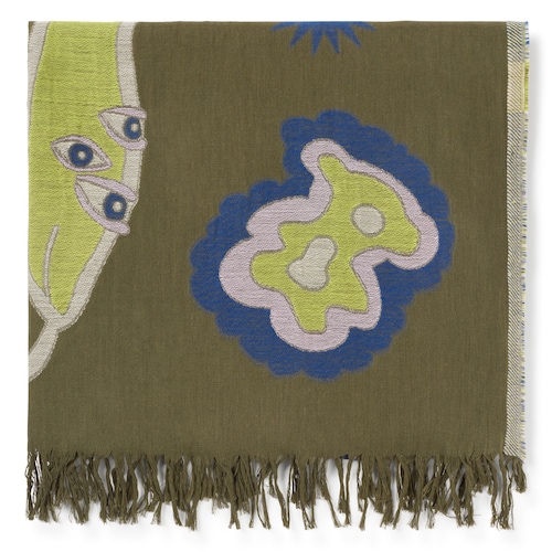 Khaki jacquard TOUS Tilsa Foulard image number 0