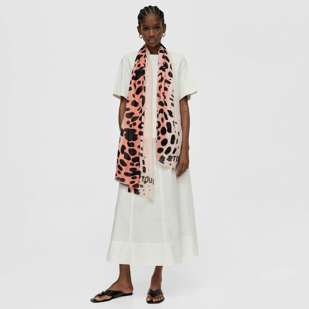 Foulard de modal rosa TOUS Adnams