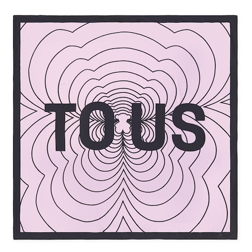 Mauve polyester TOUS Maar Scarf image number 0