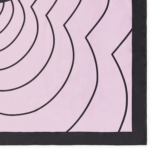 Pa&ntilde;uelo de poli&eacute;ster malva TOUS Maar