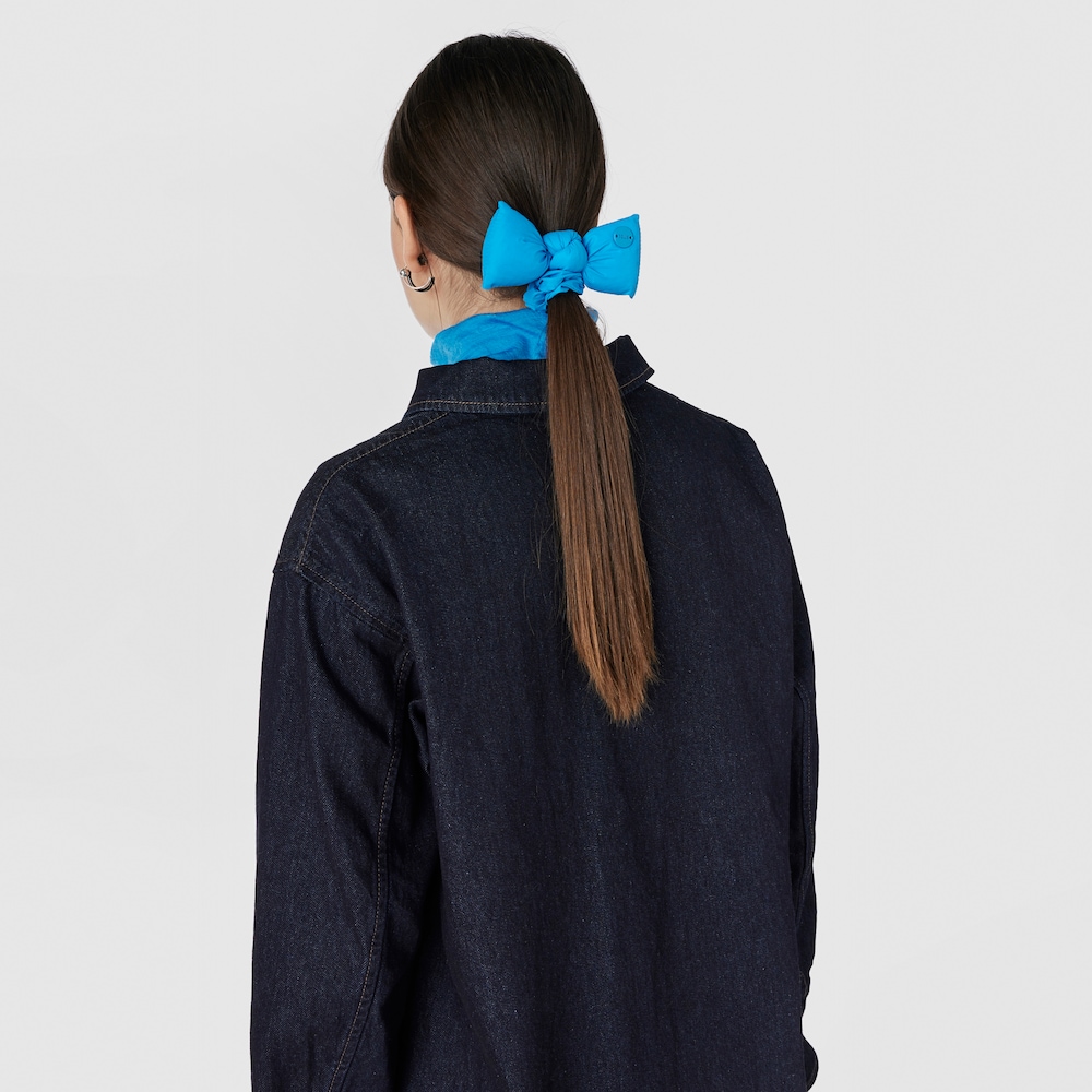 Coletero azul TOUS Cloud Scrunchie