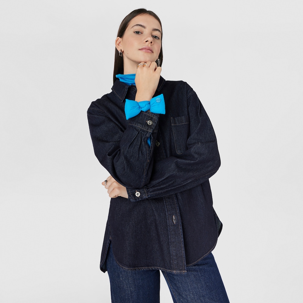 Coletero azul TOUS Cloud Scrunchie