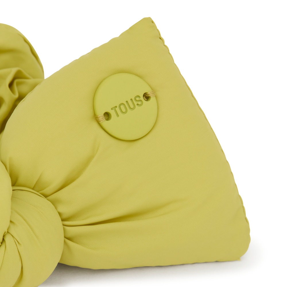 Lime green TOUS Cloud Scrunchie Hair tie