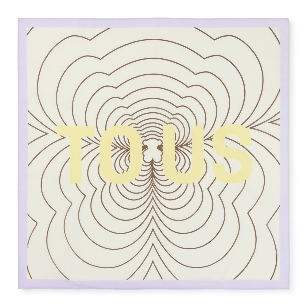 Foulard bandana mauve TOUS Maar