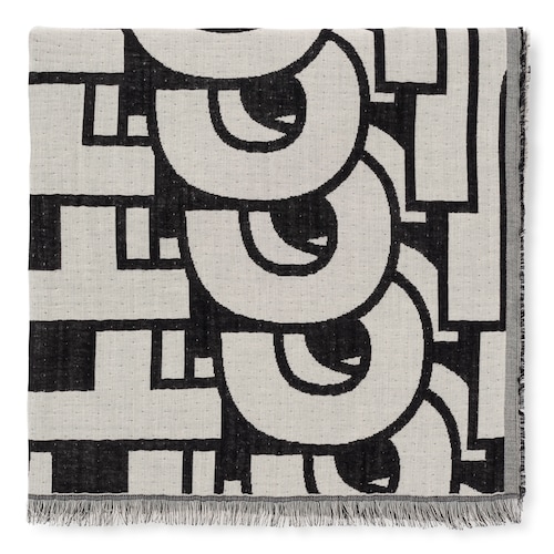 Black and white jacquard TOUS Vera Foulard image number 0