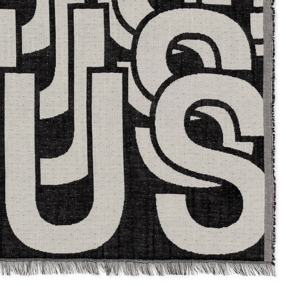 Black and white jacquard TOUS Vera Foulard