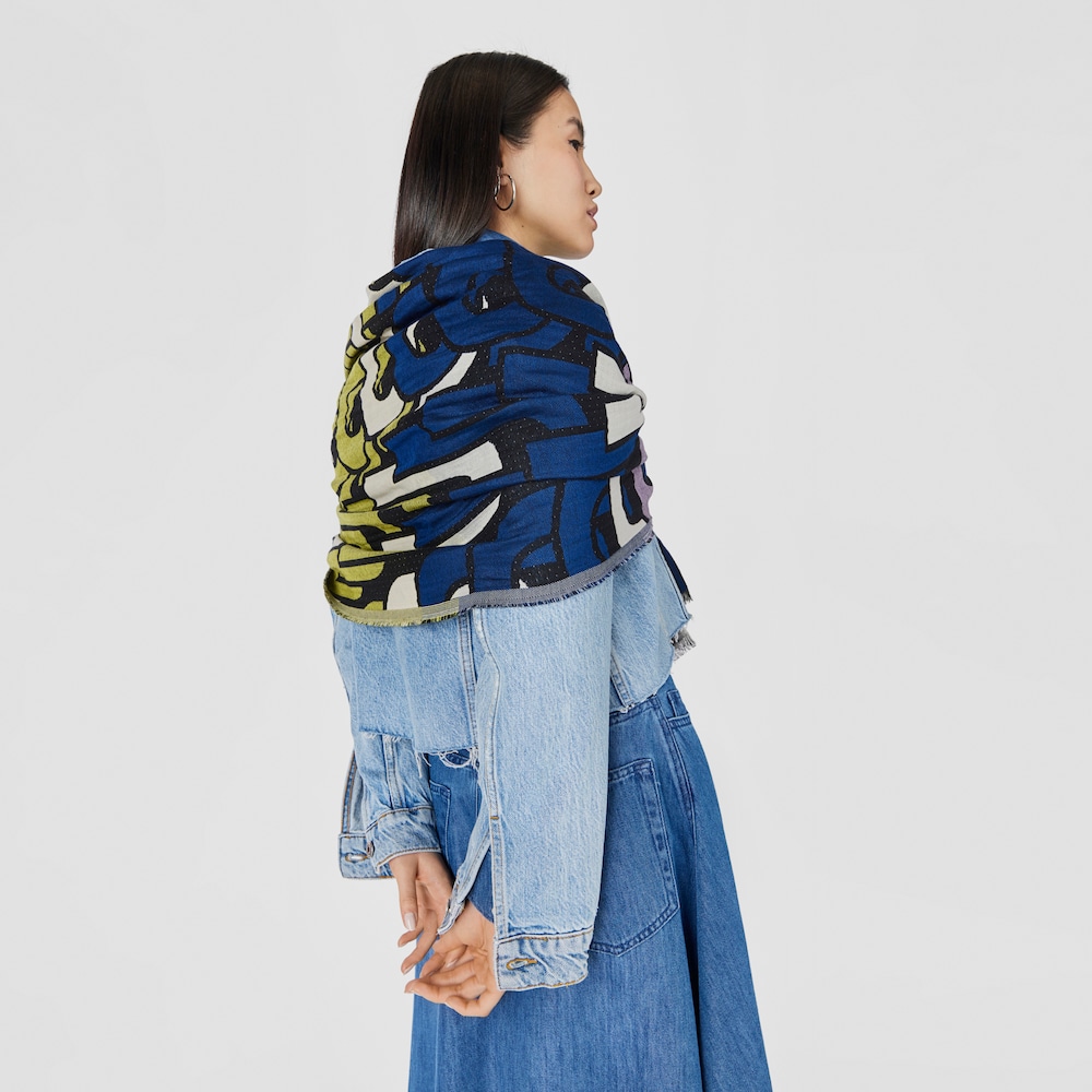 Modr&yacute; žak&aacute;rov&yacute; &Scaron;&aacute;tek TOUS Vera