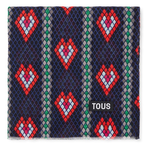 Foulard de modal negro TOUS Lamba
