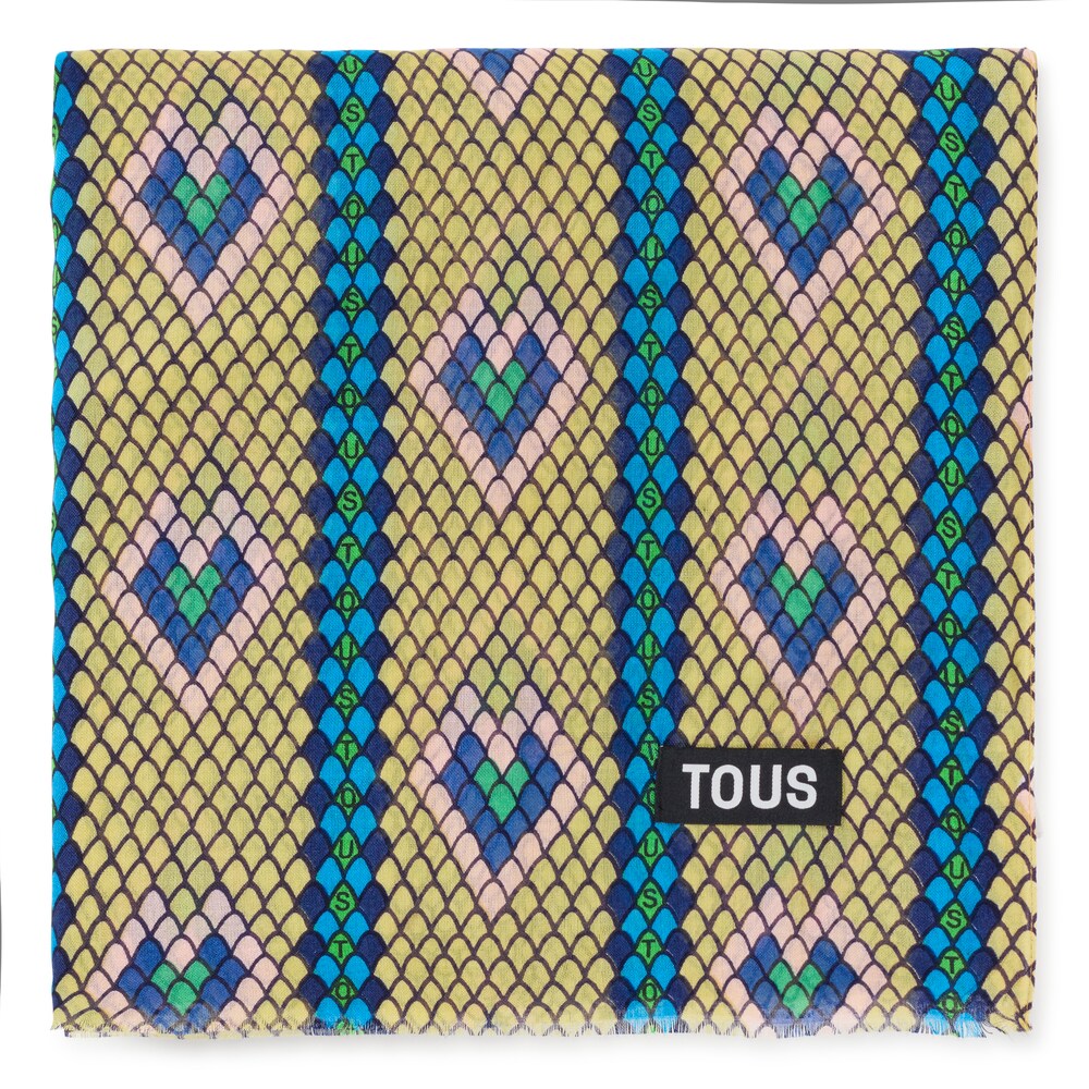 Yellow modal Foulard TOUS Lamba