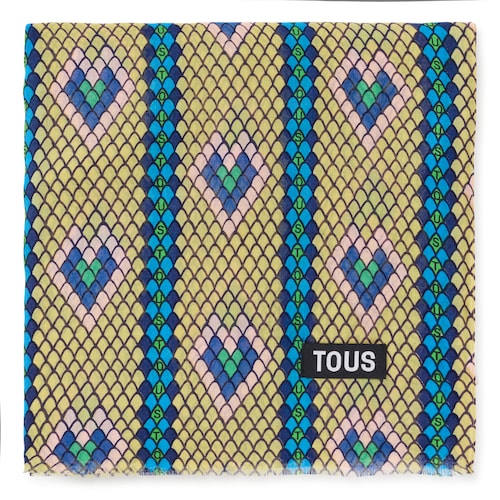 Yellow modal Foulard TOUS Lamba