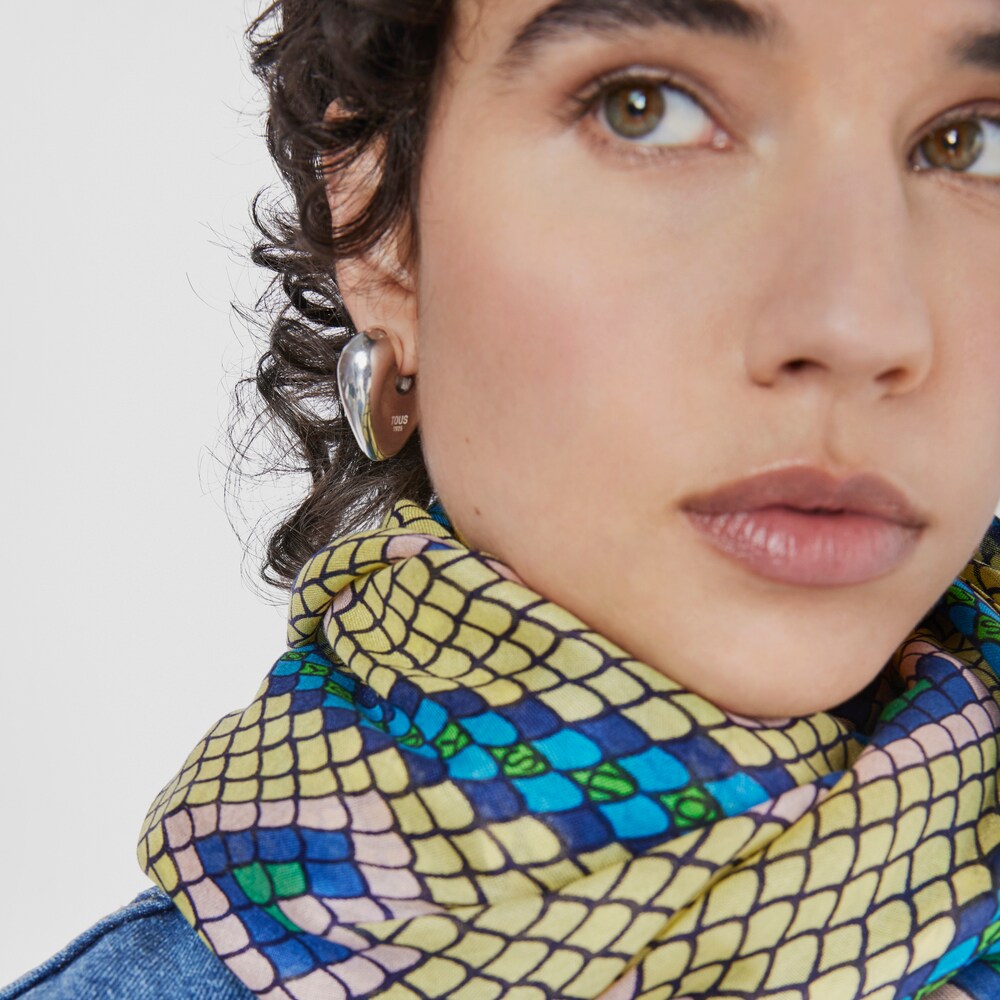 Yellow modal Foulard TOUS Lamba