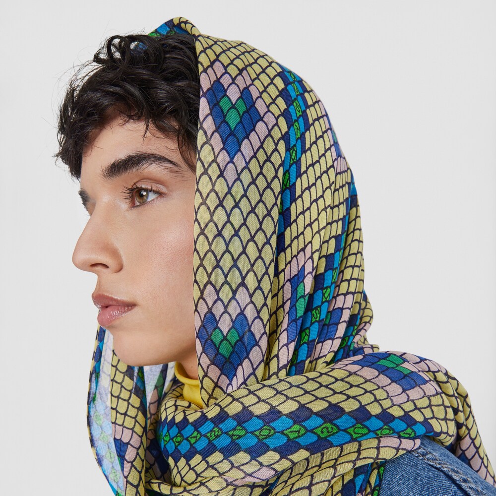 Yellow modal Foulard TOUS Lamba