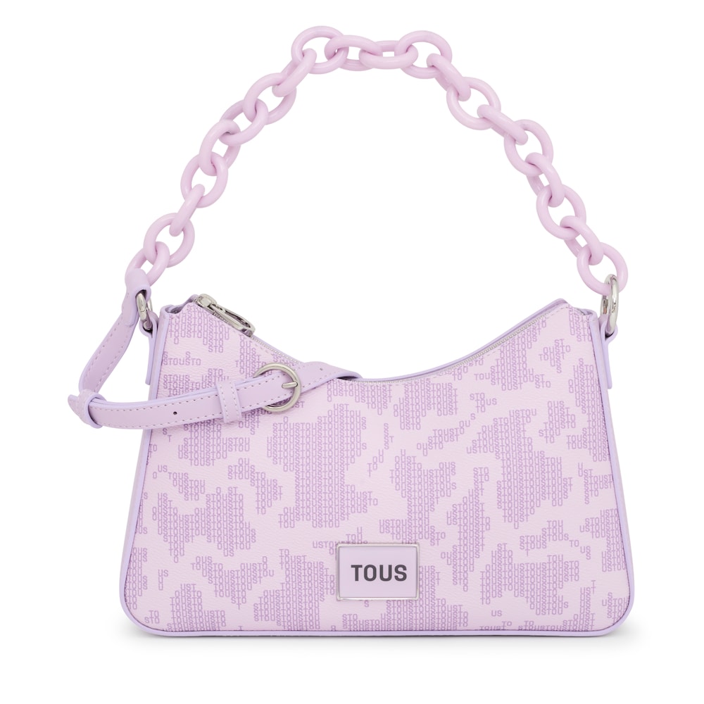 Bolso de hombro malva Kaos Pix
