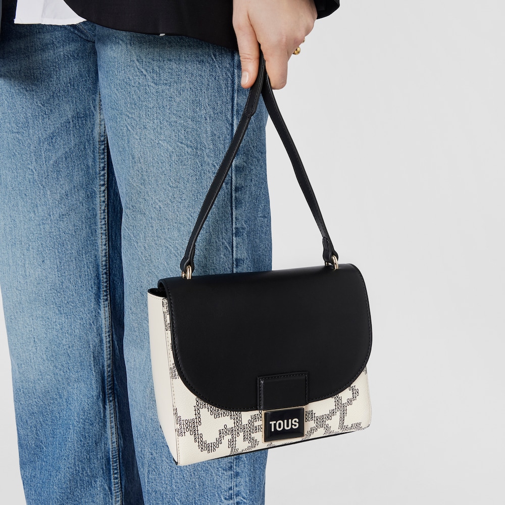 Mała beżowa torebka przez ramię Kaos Pix