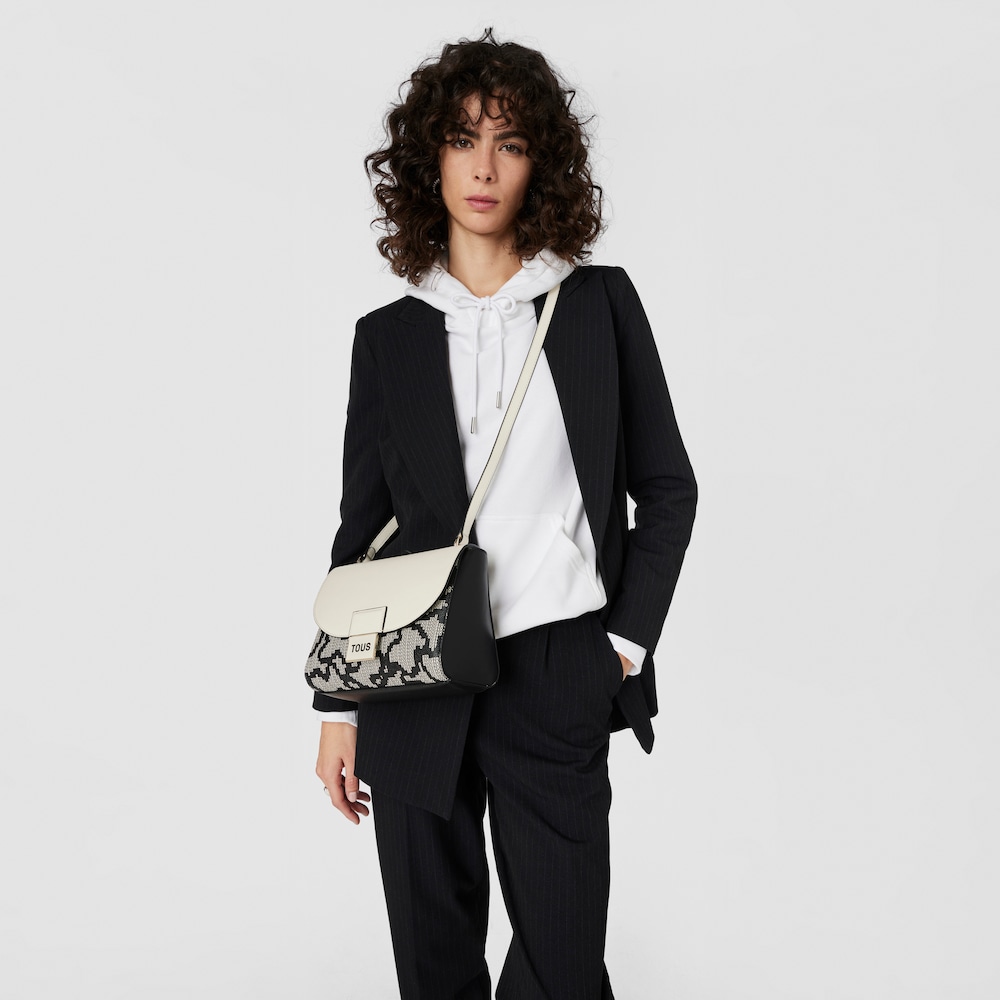 Mała czarna torebka przez ramię Kaos Pix