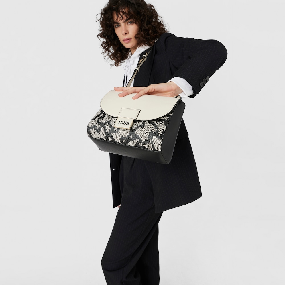 Mała czarna torebka przez ramię Kaos Pix