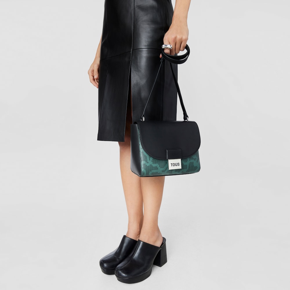 Mal&aacute; zelen&aacute; Crossbody kabelka Kaos Pix