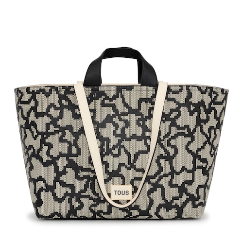 Medium black Kaos Pix Tote bag image number 0