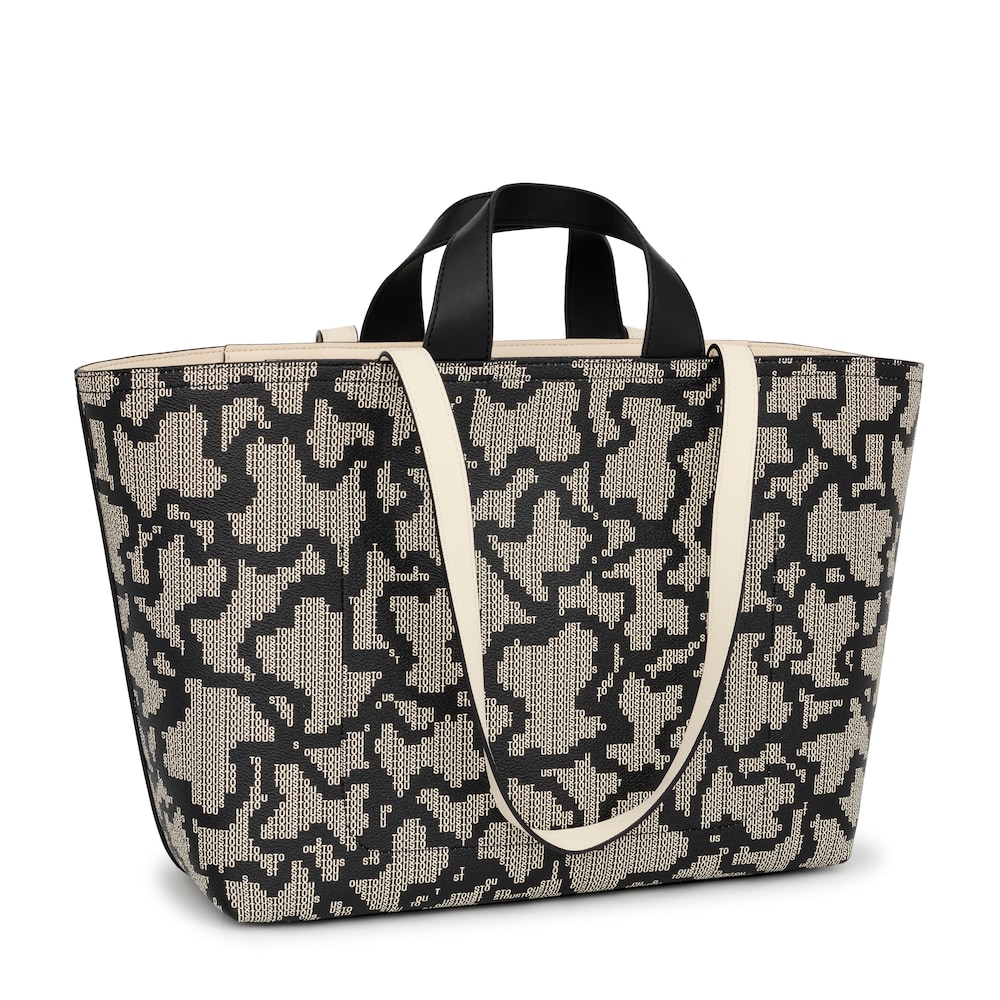 Medium black Kaos Pix Tote bag